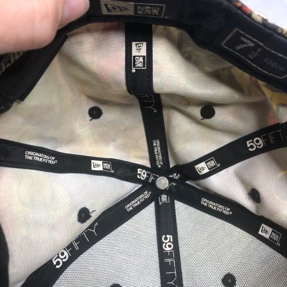 New Era 59fifty‎ G.I. Joe Snake Eyes Cobra Commander Cap Hat Size 7.5 59.6 cm - Picture 14 of 16